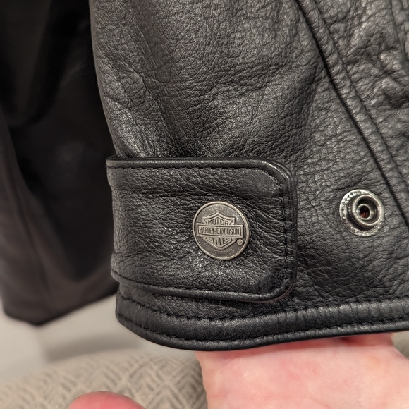 NWT Harley Davidson Miss Enthusiast 3-in-1 Leather Riding Jacket - Picture 12 of 15
